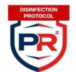 PR² Disinfection Protocol certification badge